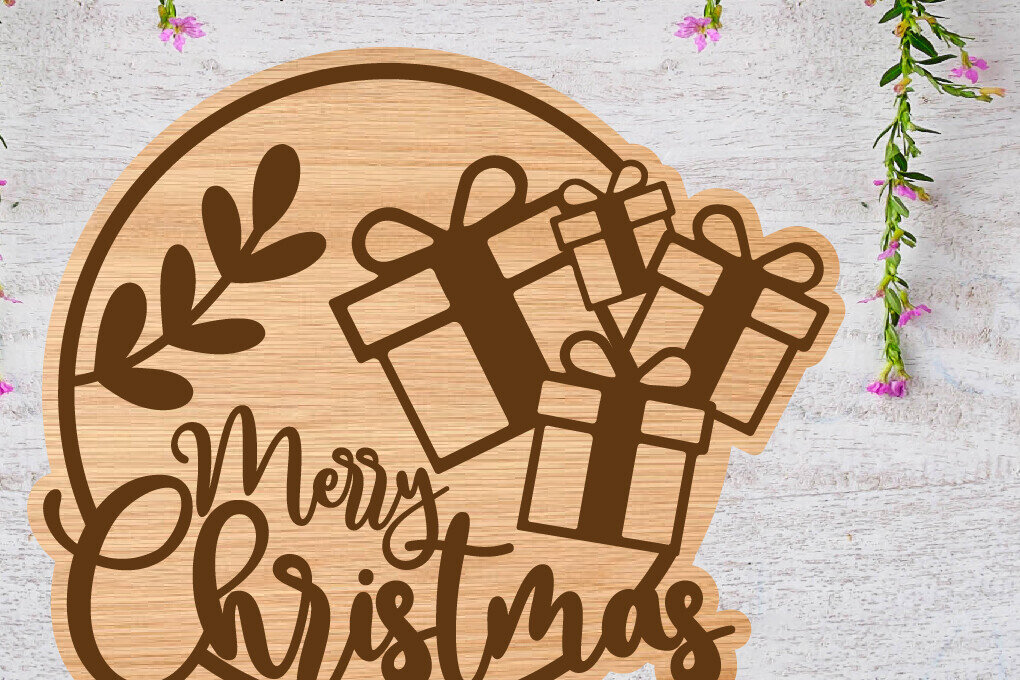 Intra απο ξύλο plywood 3mm-4mm πάχος Χριστουγεννιάτικη πινακίδα 5 | Χριστουγεννιάτικη Δίασταση 30x20 cm INTRAFABR-84954368