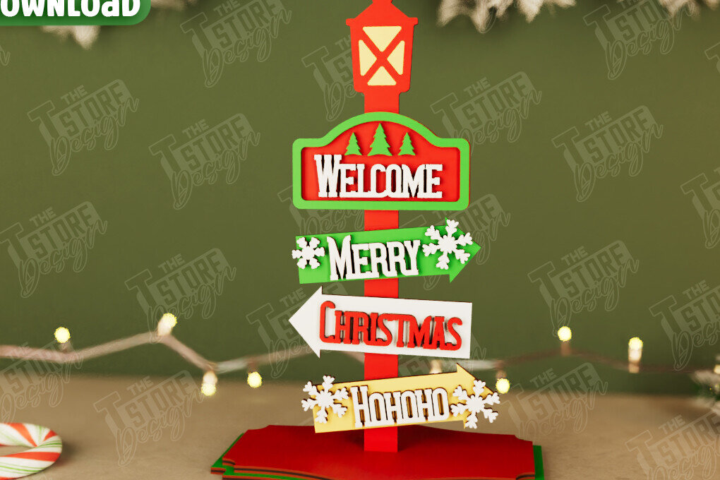 Σετ των 2 Intra απο ξύλο plywood 3mm-4mm πάχος Χριστουγεννιάτικη πινακίδα | Διακοπές | Ιδέα δώρου|CNC Δίασταση 15x15 cm INTRAFABR-107621609