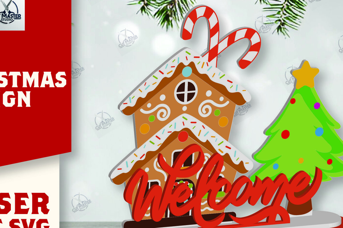 Σετ των 2 Intra απο ξύλο plywood 3mm-4mm πάχος Χριστουγεννιάτικο σημάδι Δίασταση 15x15 cm INTRAFABR-112163277