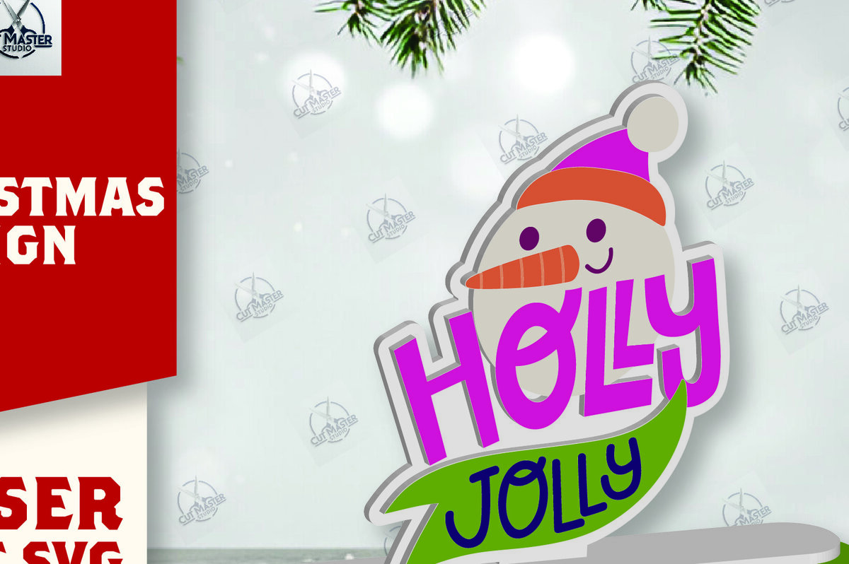 Σετ των 2 Intra απο ξύλο plywood 3mm-4mm πάχος Χριστουγεννιάτικο σημάδι Δίασταση 15x15 cm INTRAFABR-111989799