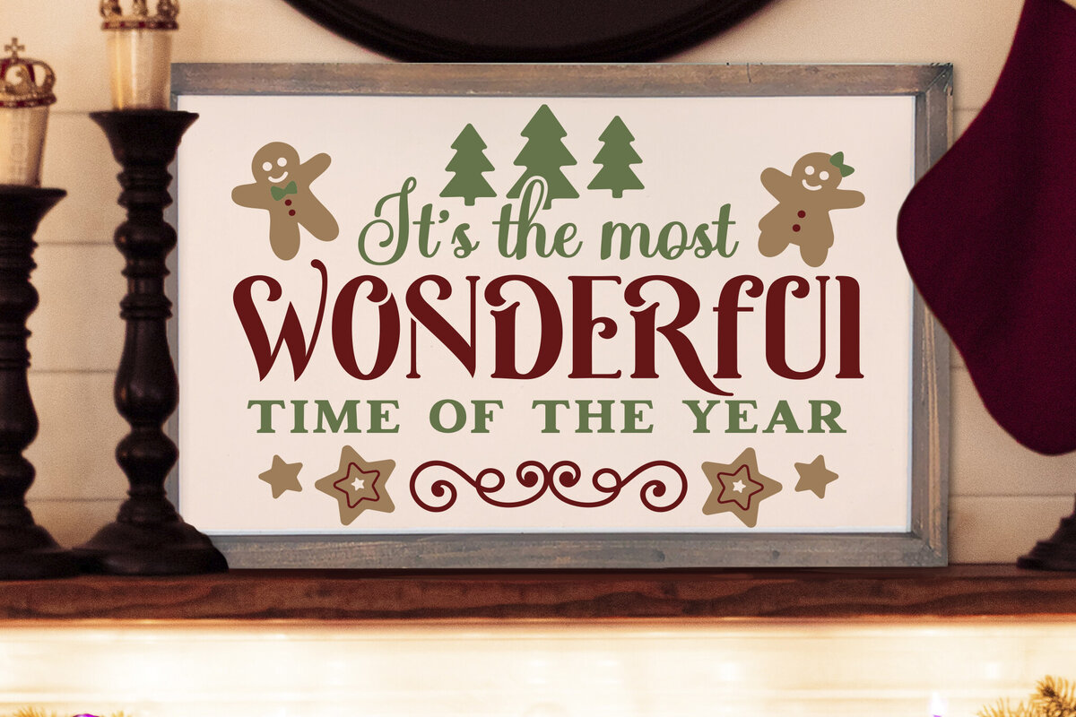 Σετ των 2 Intra απο ξύλο plywood 3mm-4mm πάχος Χριστουγεννιάτικη πινακίδα . Χαρούμενα Χριστούγεννα σημάδι Δίασταση 15x15 cm INTRAFABR-84487783