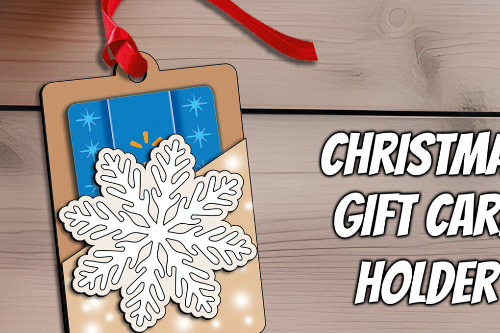 Σετ των 2 Intra απο ξύλο plywood 3mm-4mm πάχος Θήκη δώρου χριστουγεννιάτικων νιφάδων χιονιού Δίασταση 15x15 cm INTRAFABR-111602069