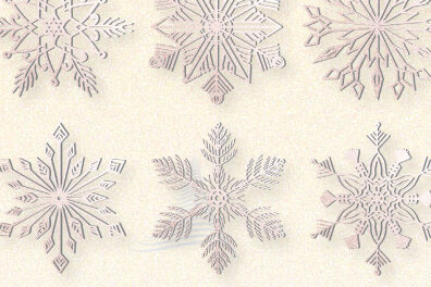 Σετ των 3 Intra απο ξύλο plywood 3mm-4mm πάχος Χριστούγεννα Snowflake Layer Δίασταση 8x8 cm INTRAFABR-51544415