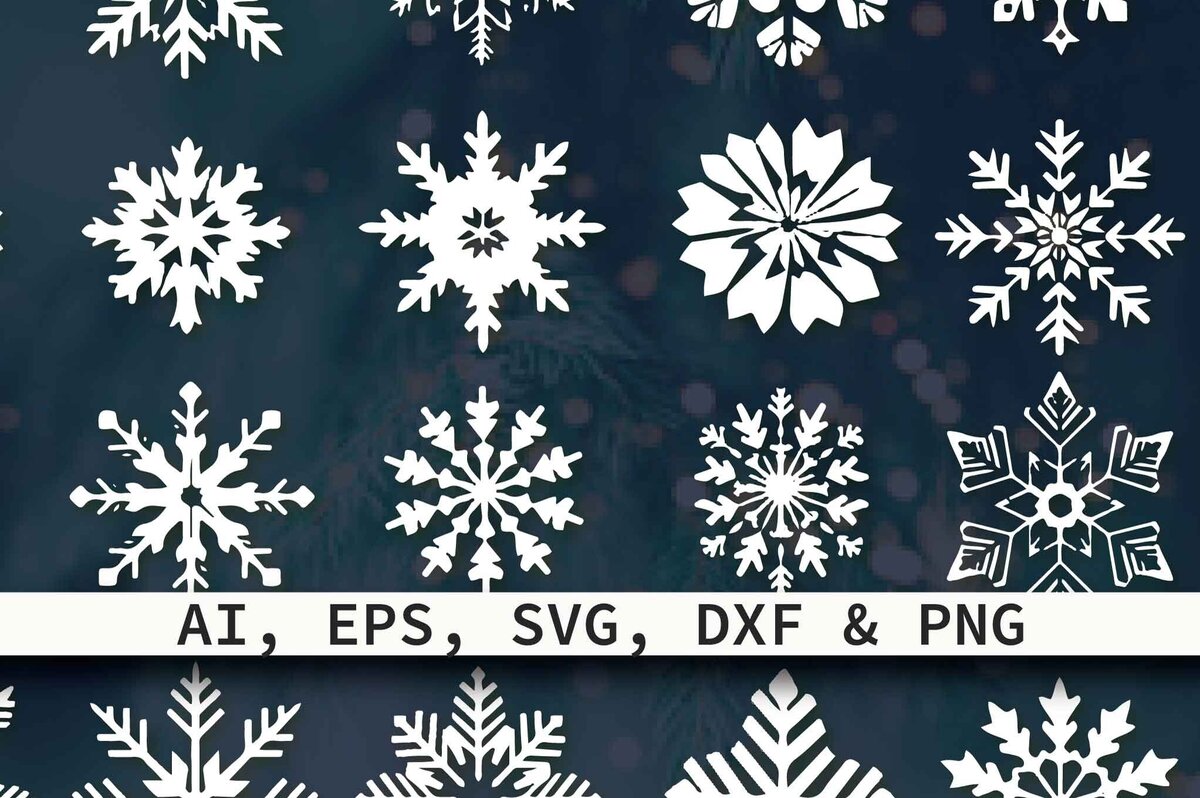 Σετ των 3 Intra απο ξύλο plywood 3mm-4mm πάχος Snowflake Χριστουγέννων Δίασταση 4x4 cm INTRAFABR-80913060