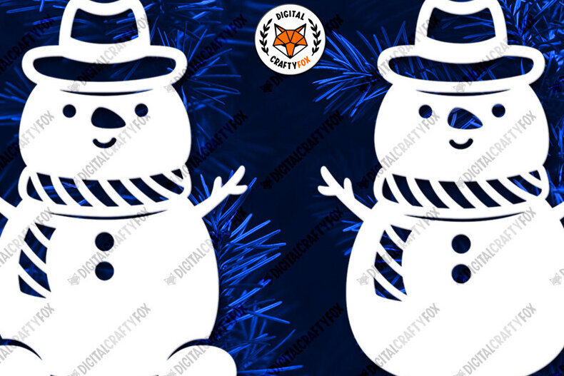 Intra απο ξύλο plywood 3mm-4mm πάχος Χριστουγεννιάτικο Snowman Δίασταση 864x864 cm INTRAFABR-117898092