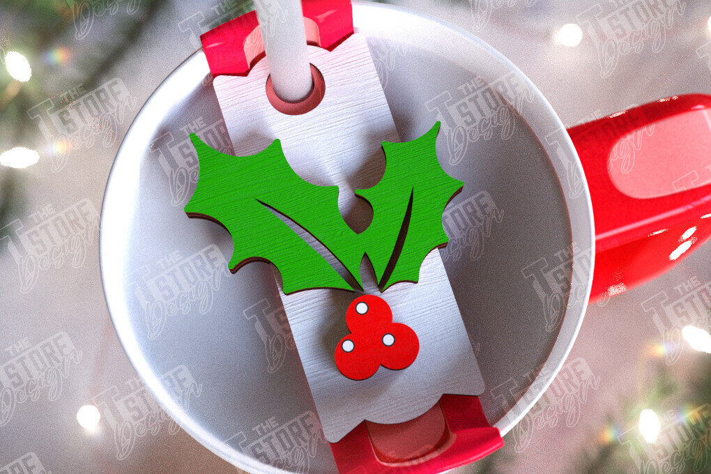 Σετ των 2 Intra απο ξύλο plywood 3mm-4mm πάχος Χριστουγεννιάτικα αξεσουάρ Stanley |Ιδέα δώρου Δίασταση 15x15 cm INTRAFABR-108899211