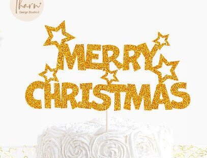 Intra απο ξύλο plywood 3mm-4mm πάχος Christmas Star Cake Topper Δίασταση 15x15 cm INTRAFABR-41865820