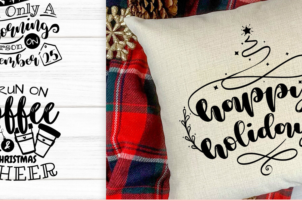 Σετ των 2 Intra απο ξύλο plywood 3mm-4mm πάχος Χριστουγεννιάτικο Cut Δίασταση 15x15 cm INTRAFABR-86042051