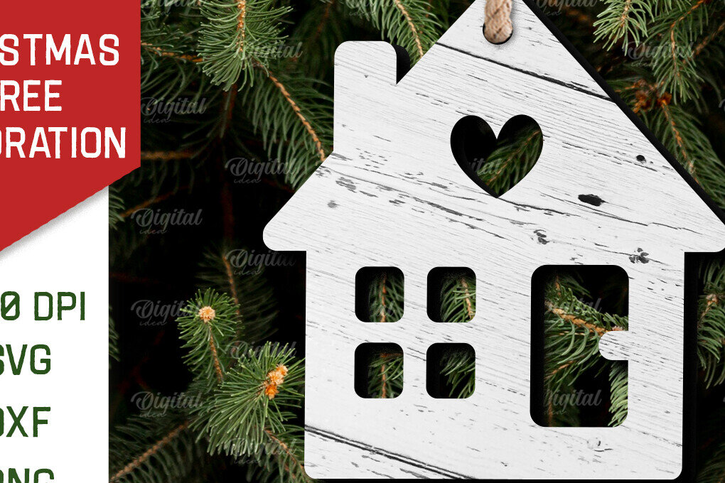 Σετ των 3 Intra απο ξύλο plywood 3mm-4mm πάχος - Διακόσμηση Χριστουγεννιάτικου Δέντρου  Δίασταση 15x15 cm INTRAFABR-106865130