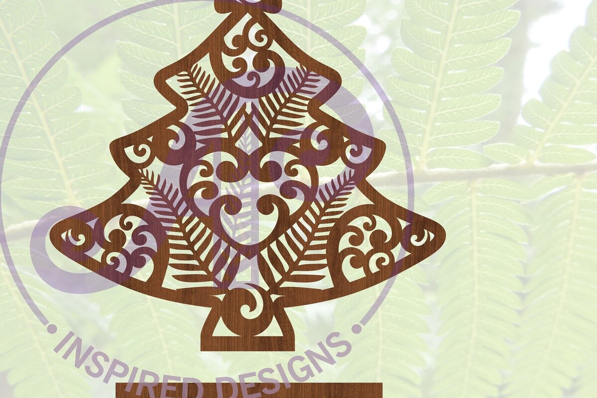 Intra απο ξύλο plywood 3mm-4mm πάχος - Χριστουγεννιάτικο δέντρο Stand New Zealand  Δίασταση 30x20 cm INTRAFABR-68416003