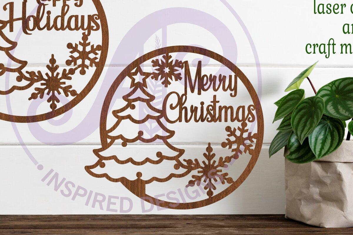 Intra απο ξύλο plywood 3mm-4mm πάχος - Χριστουγεννιάτικες επιγραφές τοίχου 2 Επιλογές,  Δίασταση 40x50 cm INTRAFABR-80181597