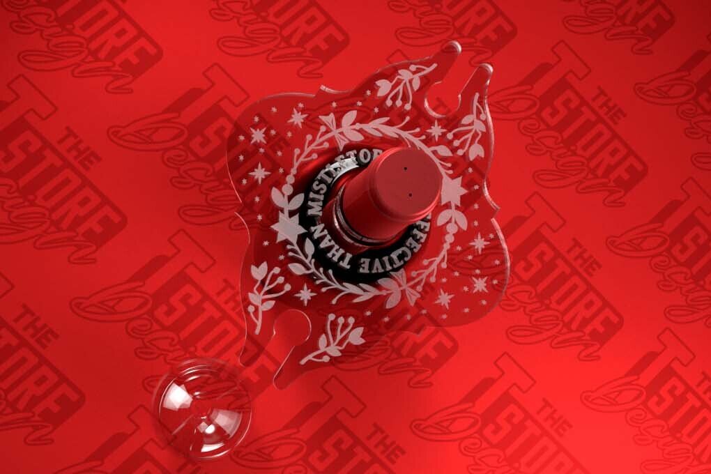 Σετ των 2 Intra απο ξύλο plywood 3mm-4mm πάχος - Christmas Wine Caddy Laser Cut  Δίασταση 15x15 cm INTRAFABR-79829475