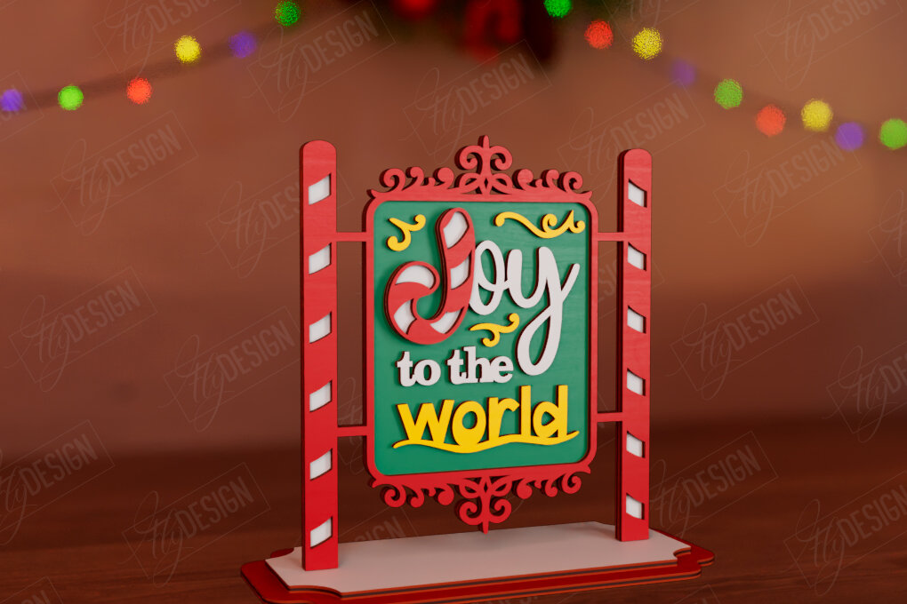 Σετ των 3 Intra απο ξύλο plywood 3mm-4mm πάχος - Χριστουγεννιάτικη Ξύλινη Πινακίδα | Χριστουγεννιάτικη διακόσμηση Δίασταση 15x15 cm INTRAFABR-110745595