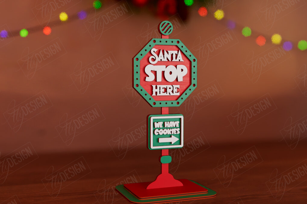 Σετ των 2 Intra απο ξύλο plywood 3mm-4mm πάχος - Χριστουγεννιάτικη Ξύλινη Πινακίδα | Χριστουγεννιάτικη διακόσμηση Δίασταση 15x15 cm INTRAFABR-110745600