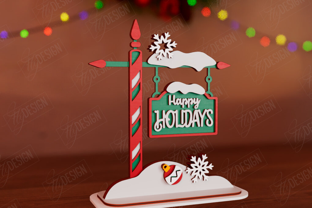 Σετ των 3 Intra απο ξύλο plywood 3mm-4mm πάχος - Χριστουγεννιάτικη Ξύλινη Πινακίδα | Χριστουγεννιάτικη διακόσμηση Δίασταση 15x15 cm INTRAFABR-110745592