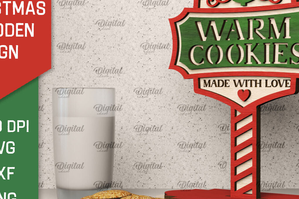 Σετ των 3 Intra απο ξύλο plywood 3mm-4mm πάχος - Χριστουγεννιάτικη ξύλινη πινακίδα κοπής με λέιζερ Δίασταση 15x15 cm INTRAFABR-104865145