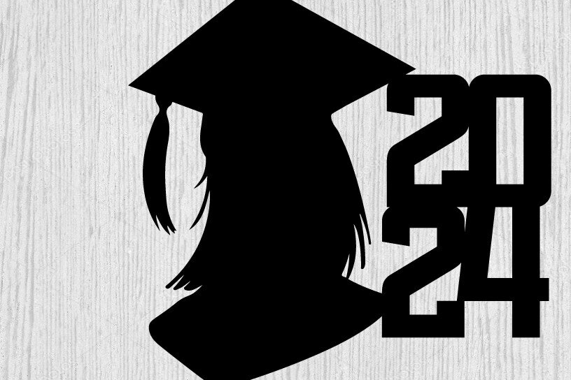 Intra απο ξύλο plywood 3mm-4mm πάχος - Κατηγορία 2024 Graduation Metal Laser Cut Δίασταση 40x50 cm INTRAFABR-100257652