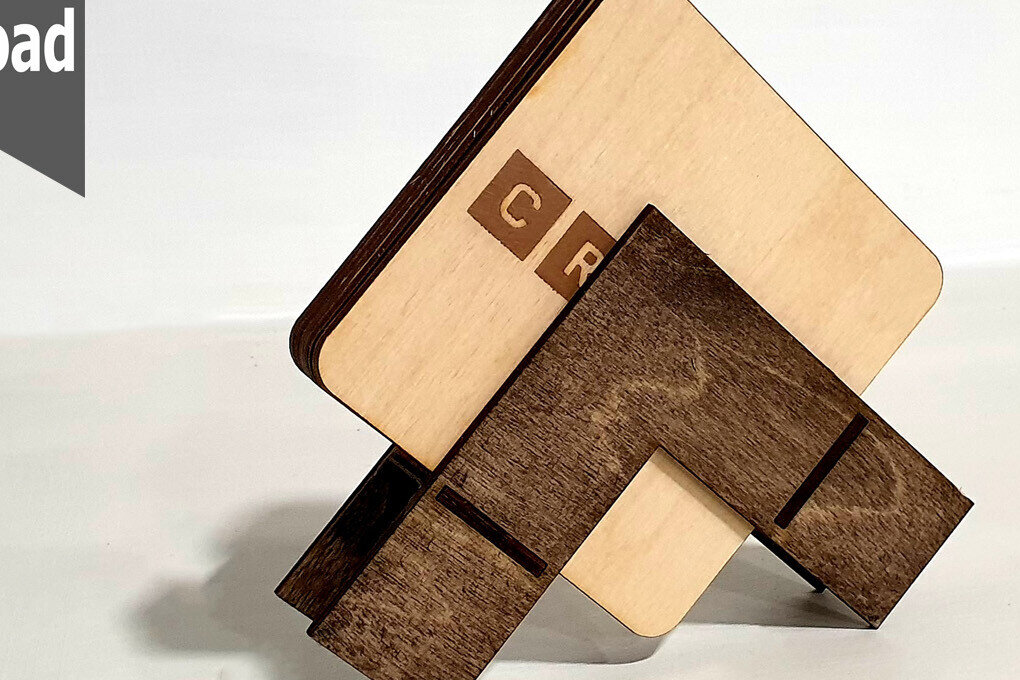 Intra απο ξύλο plywood 3mm-4mm πάχος - Στάση σουβέρ χωρίς σουβέρ Δίασταση 30x20 cm INTRAFABR-84077638