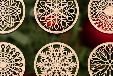 Intra απο ξύλο plywood 3mm-4mm πάχος - Σουβέρ Laser Cut  Δίασταση 30x20 cm INTRAFABR-65995885