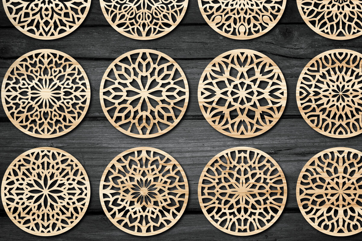 Intra απο ξύλο plywood 3mm-4mm πάχος - Αρχεία  κοπής με λέιζερ σουβέρ Δίασταση 30x20 cm INTRAFABR-66106965