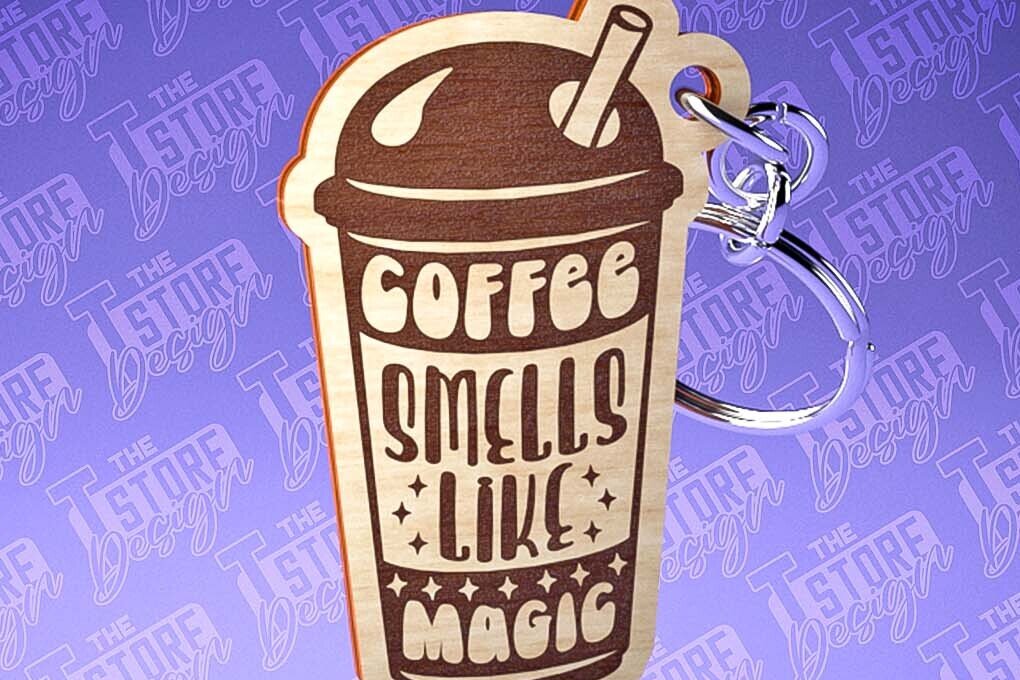 Σετ των 3 Intra απο ξύλο plywood 3mm-4mm πάχος - Κοπή Laser Μπρελόκ Καφέ | Αστεία αποσπάσματα Δίασταση 4x4 cm INTRAFABR-80296092