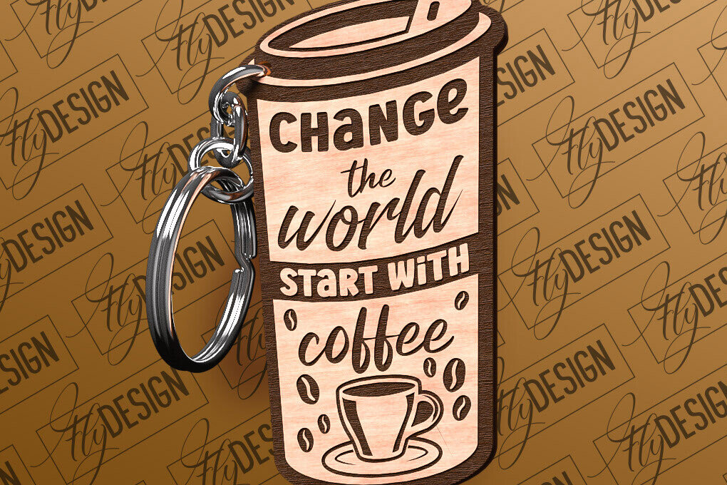 Σετ των 3 Intra απο ξύλο plywood 3mm-4mm πάχος - Κοπή Laser Μπρελόκ Καφέ | Αστεία αποσπάσματα Δίασταση 4x4 cm INTRAFABR-80140934