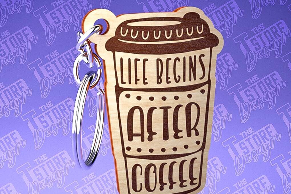 Σετ των 3 Intra απο ξύλο plywood 3mm-4mm πάχος - Κοπή Laser Μπρελόκ Καφέ | Αστεία αποσπάσματα Δίασταση 4x4 cm INTRAFABR-80296200