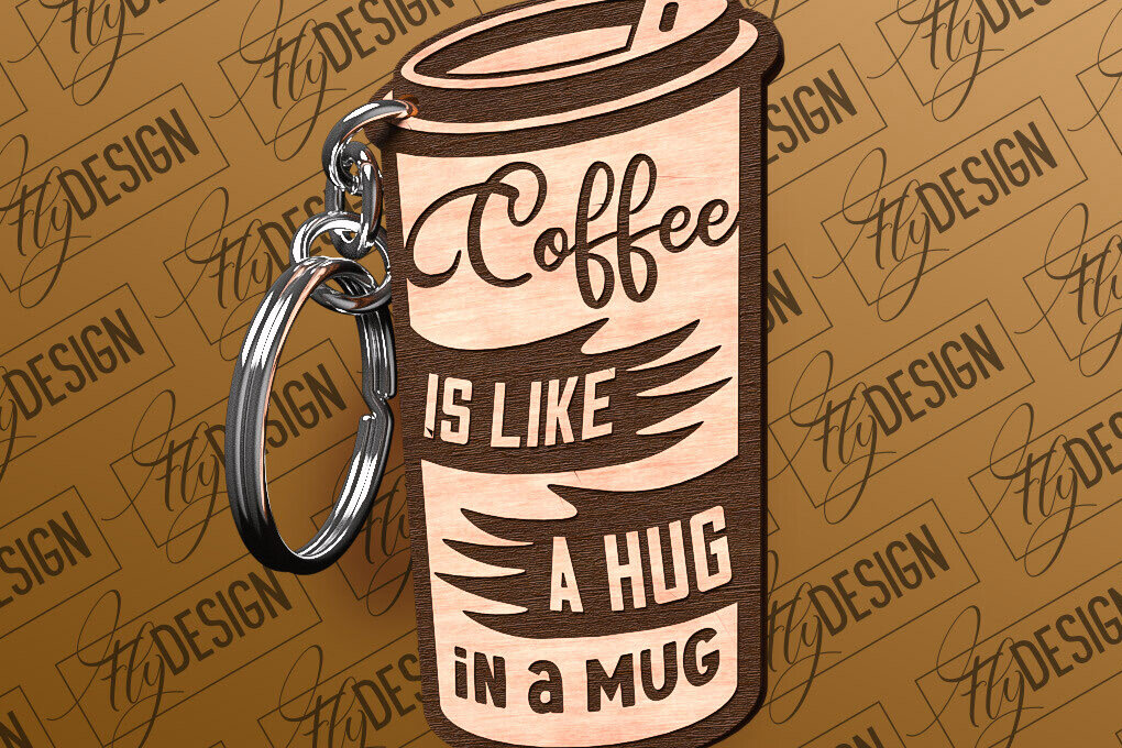 Σετ των 3 Intra απο ξύλο plywood 3mm-4mm πάχος - Κοπή Laser Μπρελόκ Καφέ | Αστεία αποσπάσματα Δίασταση 4x4 cm INTRAFABR-80140980