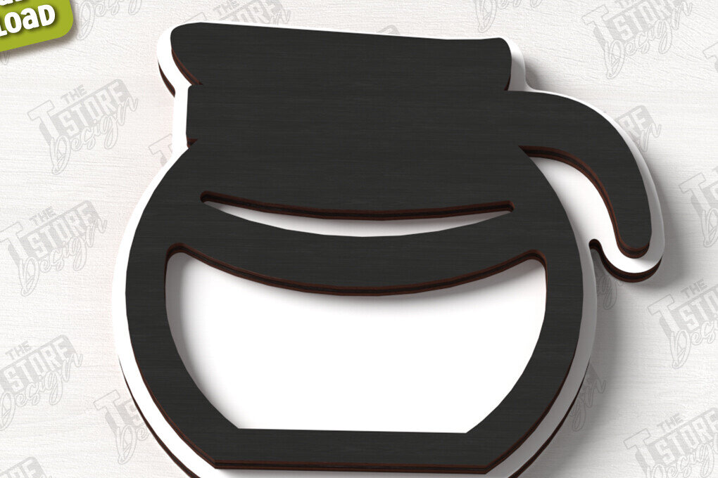 Intra απο ξύλο plywood 3mm-4mm πάχος - Coffee Sign Cut Laser | Καφενείο Δίασταση 30x20 cm INTRAFABR-123369540