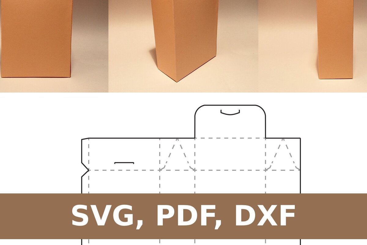 Σετ των 3 Intra απο ξύλο plywood 3mm-4mm πάχος - Καφές, κουτί τσαγιού Δίασταση 20x20 cm INTRAFABR-33667382