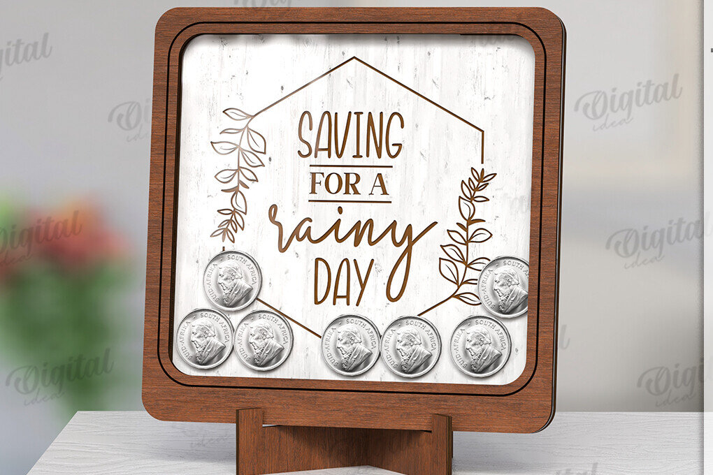 Σετ των 2 Intra απο ξύλο plywood 3mm-4mm πάχος - Θήκη νομισμάτων LaserCut. Ξύλινο Κουτιά Δίασταση 30x20 cm INTRAFABR-123567035