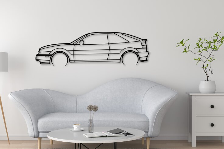 Σετ των 2 Intra απο ξύλο plywood 3mm-4mm πάχος - Corrado Car Dx ,  κοπής με λέιζερ Δίασταση 20x20 cm INTRAFABR-111058516