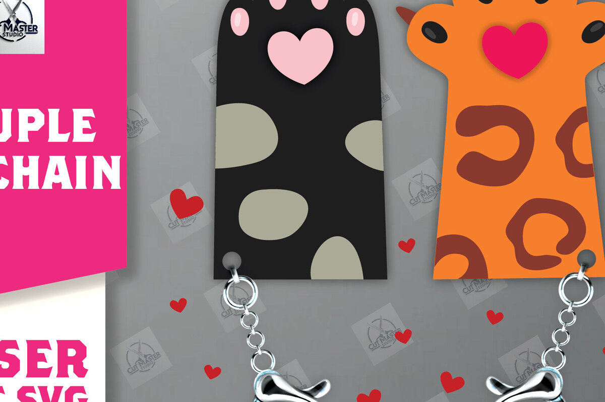 Σετ των 3 Intra απο ξύλο plywood 3mm-4mm πάχος - Μπρελόκ Ζευγάρι Laser Cut  Δίασταση 4x4 cm INTRAFABR-112811449