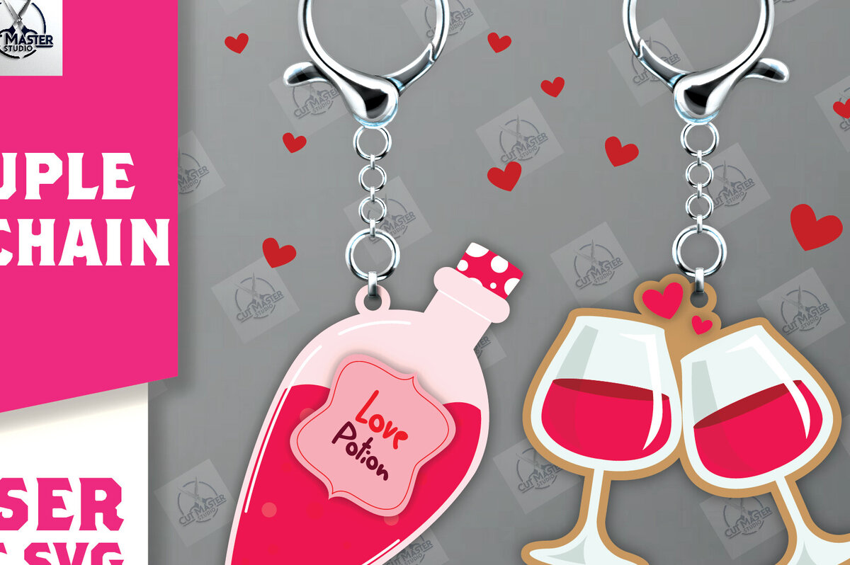 Σετ των 3 Intra απο ξύλο plywood 3mm-4mm πάχος - Μπρελόκ Ζευγάρι Laser Cut  Δίασταση 4x4 cm INTRAFABR-112811239