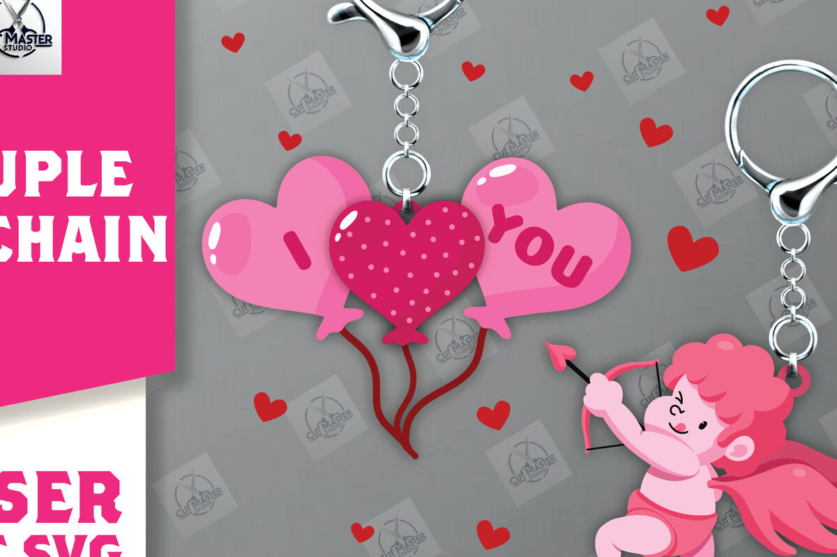 Σετ των 3 Intra απο ξύλο plywood 3mm-4mm πάχος - Μπρελόκ Ζευγάρι Laser Cut  Δίασταση 4x4 cm INTRAFABR-112811421