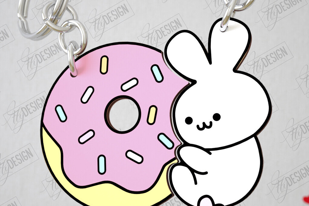 Σετ των 3 Intra απο ξύλο plywood 3mm-4mm πάχος - Μπρελόκ Ζευγαριού | Δώρο του Αγίου Βαλεντίνου Δίασταση 4x4 cm INTRAFABR-108896050