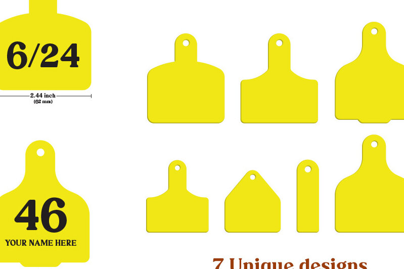 Intra απο ξύλο plywood 3mm-4mm πάχος - Ετικέτα αγελάδας , Πρότυπο Ετικέτες αυτιών αγελάδας  Δίασταση 30x20 cm INTRAFABR-109928662