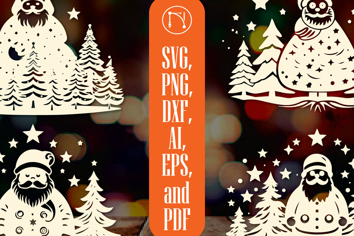 Σετ των 3 Intra απο ξύλο plywood 3mm-4mm πάχος - Πακέτο Cricut Christmas Snowman  Δίασταση 6x6 cm INTRAFABR-83600209