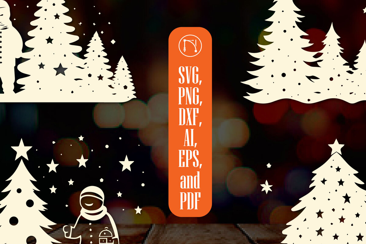 Σετ των 3 Intra απο ξύλο plywood 3mm-4mm πάχος - Πακέτο Cricut Christmas Snowman  Δίασταση 6x6 cm INTRAFABR-83600401