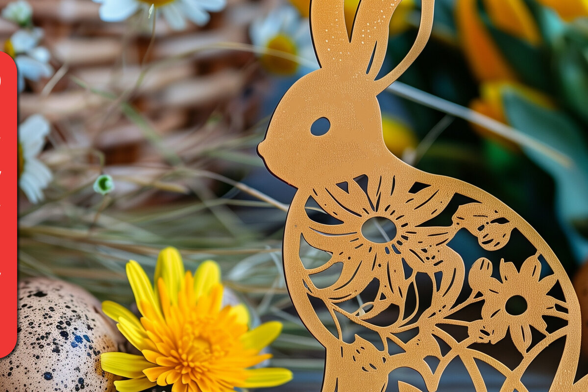 Σετ των 3 Intra απο ξύλο plywood 3mm-4mm πάχος - Cricut Πασχαλινό Χαρτί Κοπή  Δίασταση 4x4 cm INTRAFABR-91334760