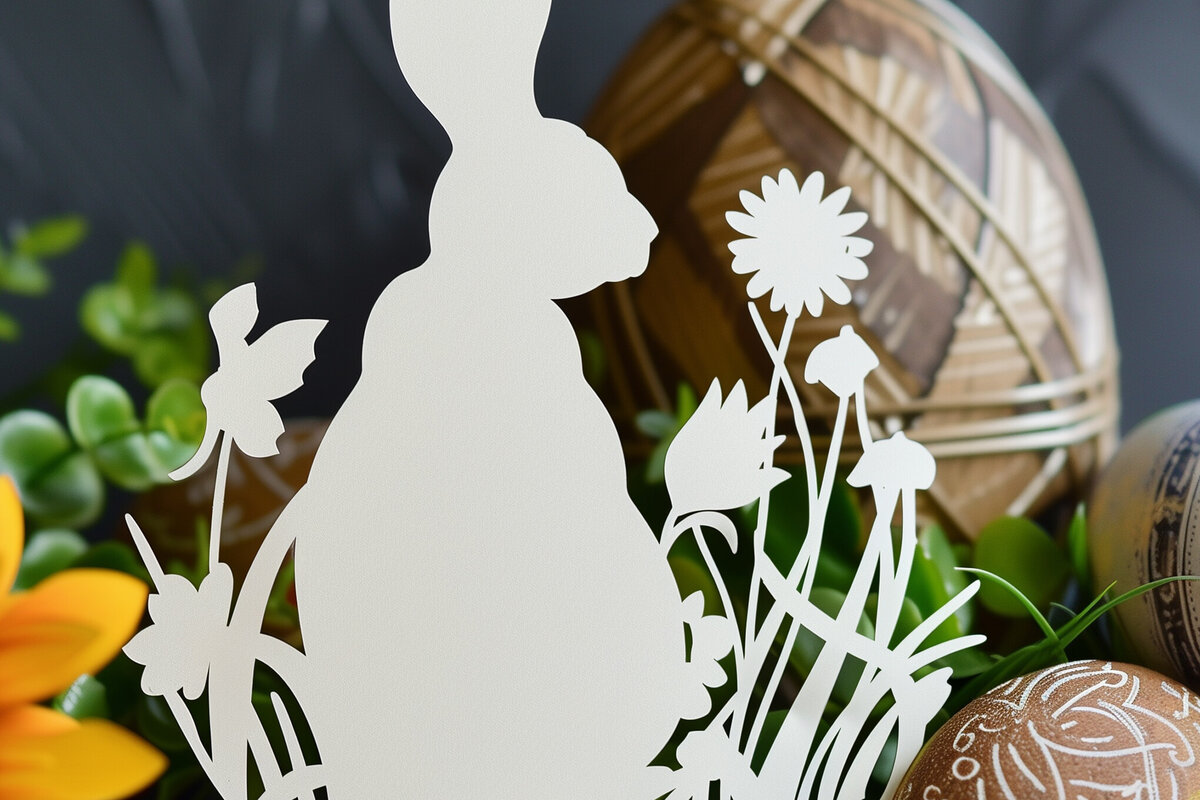 Σετ των 3 Intra απο ξύλο plywood 3mm-4mm πάχος -  Cricut Πασχαλινό  Δίασταση 4x4 cm INTRAFABR-92109938