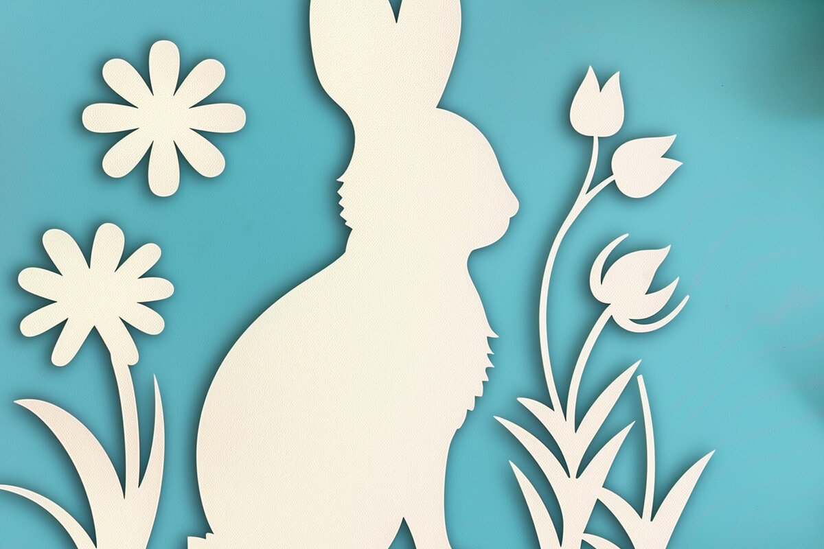 Σετ των 3 Intra απο ξύλο plywood 3mm-4mm πάχος -  Cricut Πασχαλινό  Δίασταση 4x4 cm INTRAFABR-92108814