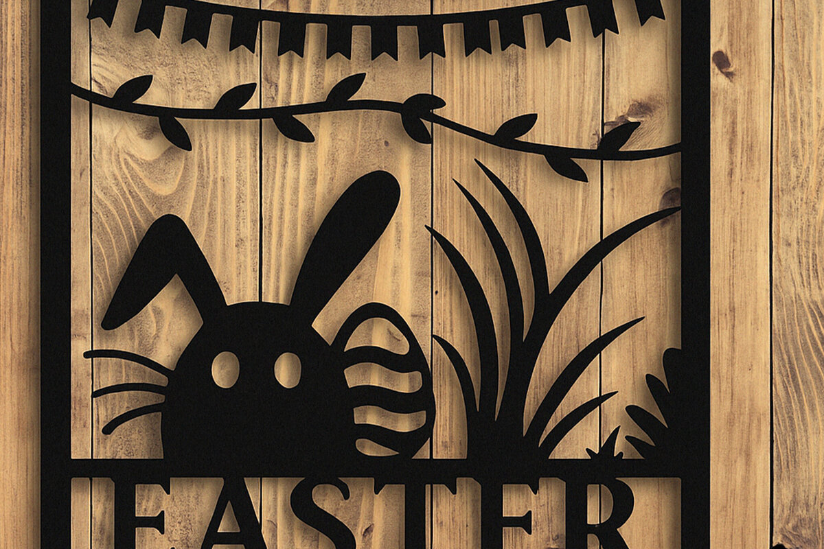 Σετ των 3 Intra απο ξύλο plywood 3mm-4mm πάχος - Cricut Πασχαλινή διακόσμηση τοίχου  Cut  Δίασταση 4x4 cm INTRAFABR-120105753