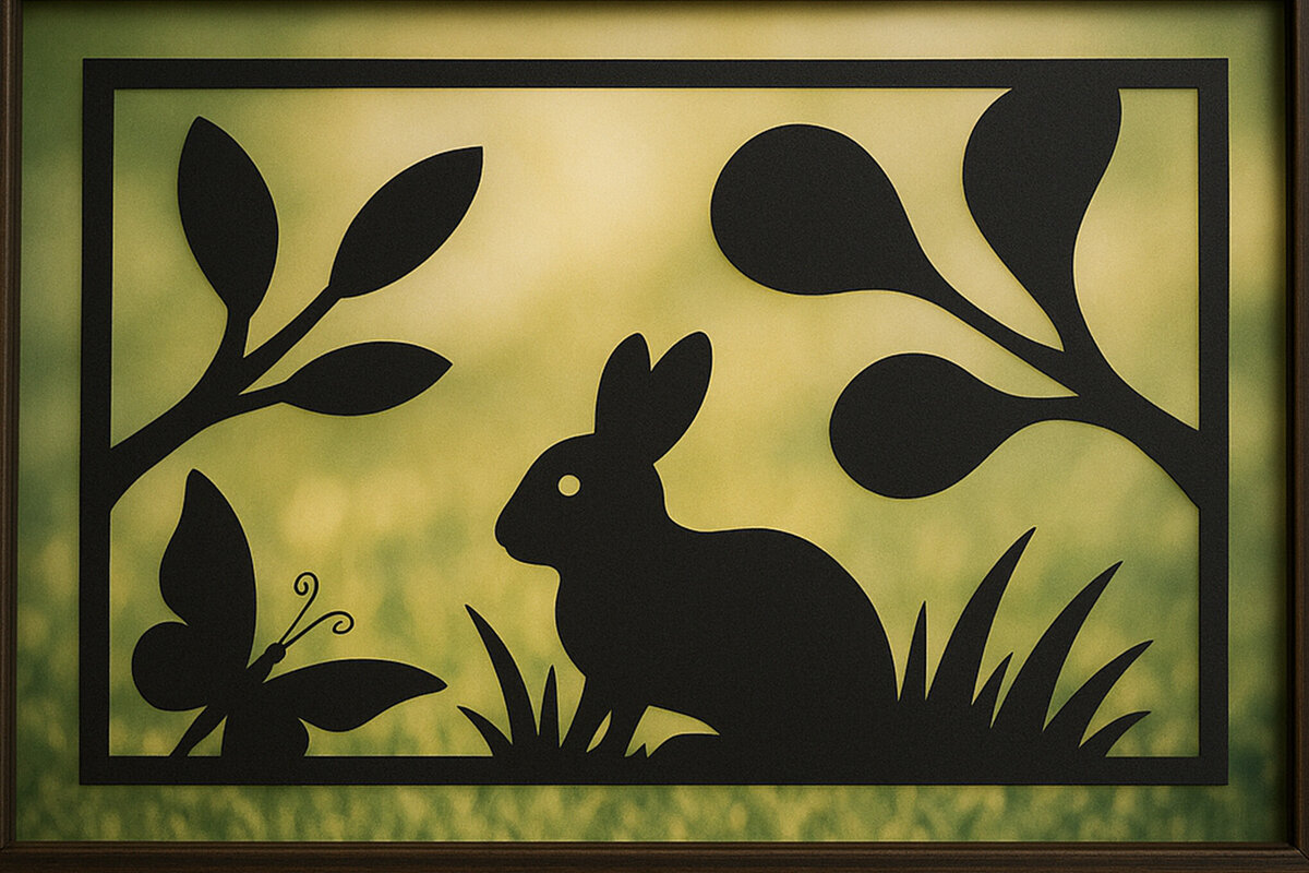 Σετ των 3 Intra απο ξύλο plywood 3mm-4mm πάχος - Cricut Πασχαλινή διακόσμηση τοίχου  Cut  Δίασταση 4x4 cm INTRAFABR-120078001