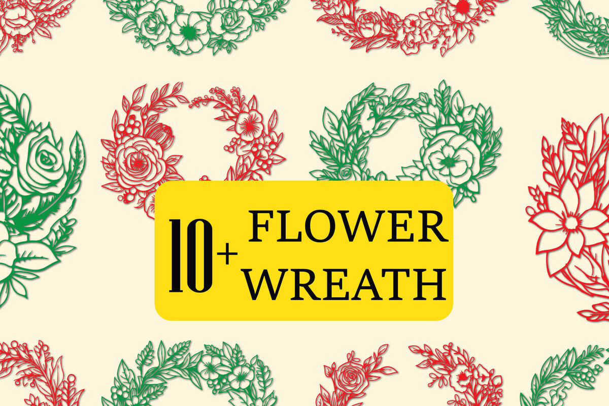 Σετ των 3 Intra απο ξύλο plywood 3mm-4mm πάχος - Πακέτο Cricut Floral   Δίασταση 4x4 cm INTRAFABR-81395165