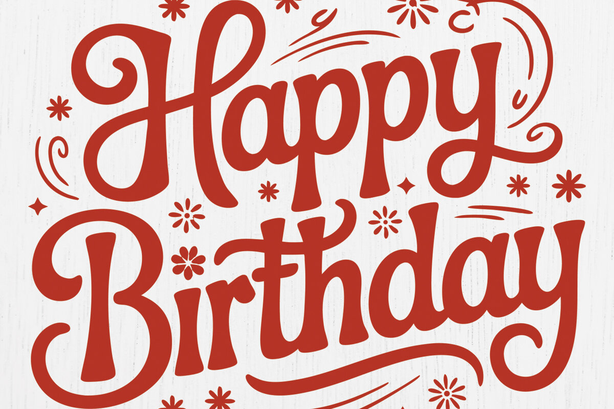 Σετ των 2 Intra απο ξύλο plywood 3mm-4mm πάχος - Cricut Happy Birthday Card  Design 5 Δίασταση 20x20 cm INTRAFABR-121214727