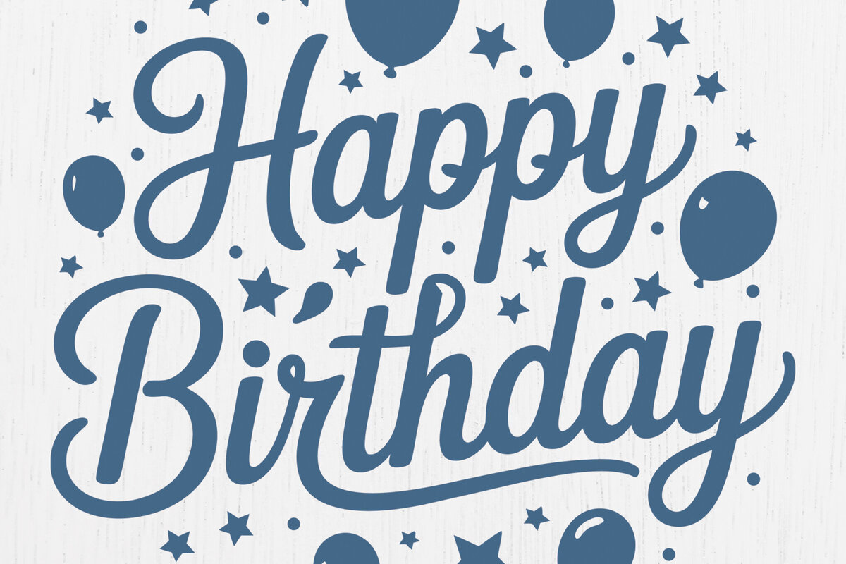 Σετ των 2 Intra απο ξύλο plywood 3mm-4mm πάχος - Cricut Happy Birthday Card  Design 8 Δίασταση 20x20 cm INTRAFABR-121299068