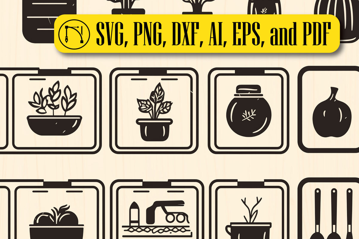 Intra απο ξύλο plywood 3mm-4mm πάχος - Πακέτο Cricut Kitchen Decor  Δίασταση 40x50 cm INTRAFABR-82770838