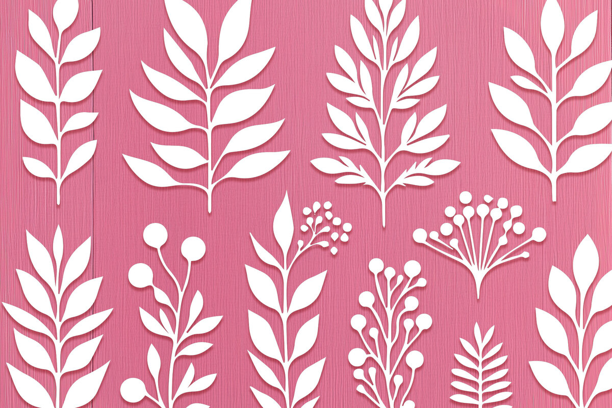 Intra απο ξύλο plywood 3mm-4mm πάχος -  Cricut Natural Shapes Plant  Cut File Δίασταση 40x50 cm INTRAFABR-115693715