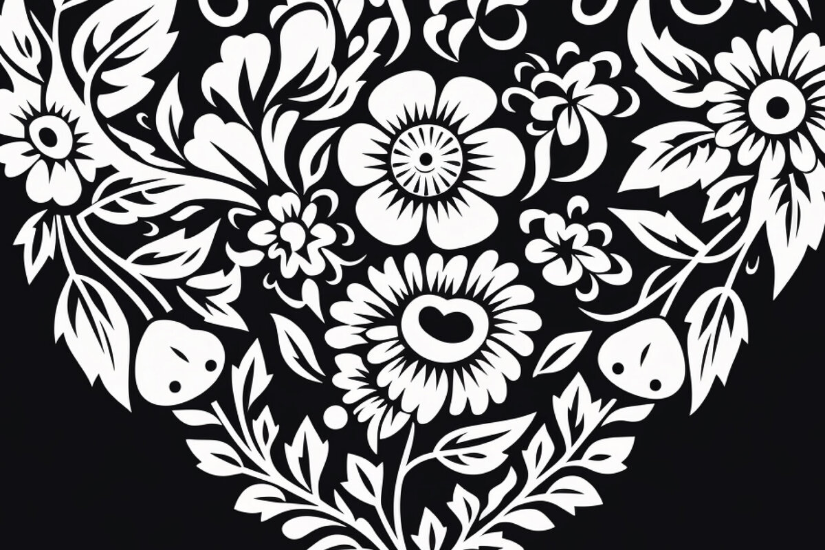 Σετ των 3 Intra απο ξύλο plywood 3mm-4mm πάχος - Cricut Paper Cut Floral Heart  Δίασταση 4x4 cm INTRAFABR-88492105